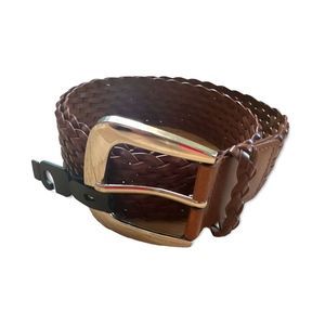 Michael Kors NWT Wide/Chunky Braided  Belt Brown SZ M